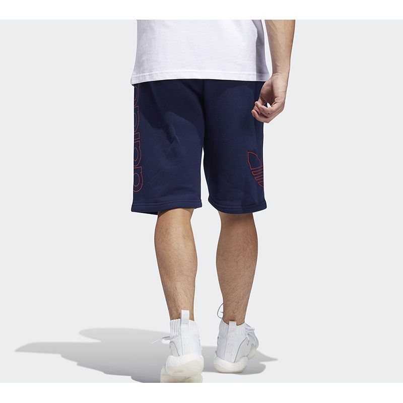 Adidas Originals Trefoil Ft Otln Sports Casual Shorts Men Shorts Blue DV3273
