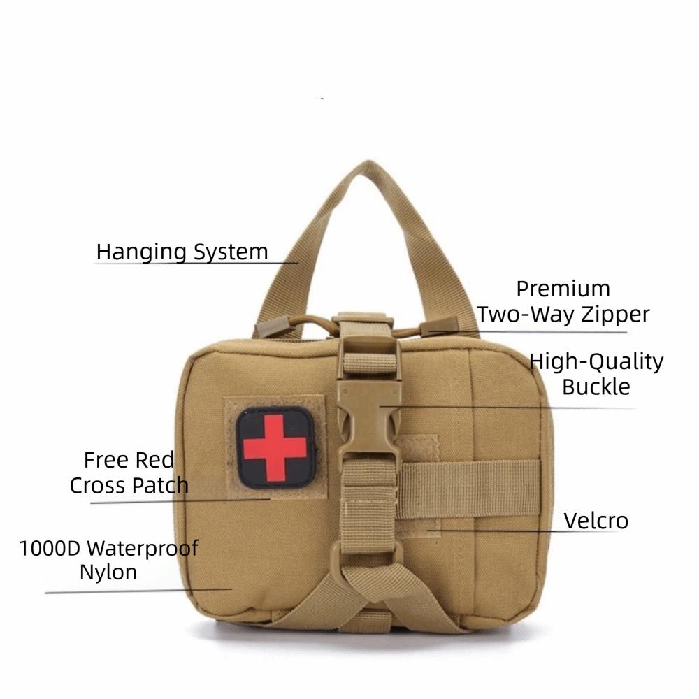 Portable Survival Bag Small Belt Waist Bag Pouches Portable Medicine Bag  Hiking
