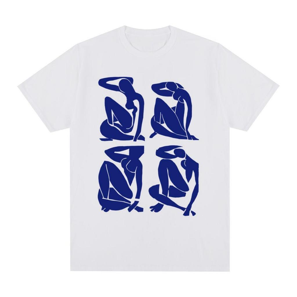 Henri Matisse Vintage T-Shirt Lustige Grafik Harajuku 90er Koreanischer Stil Baumwolle Herren T-Shirt Neues Tee Tshirt Damen Oberteile