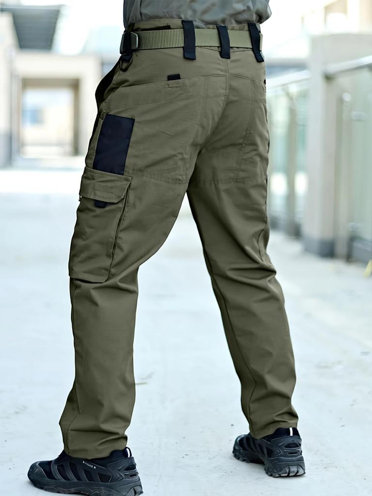 YKS JOOB Cargo Pants with for Outdoor Casual Tactical and Size XL Men's Lightweight, Breathable, Water-Repellent Multi-Pockets Activities, Wear, Work,