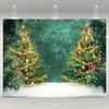 1Pcs Christmas Wonderland Pine Tree Decoration Background Winter Backdrop For Photo Studio Photo Booth Party