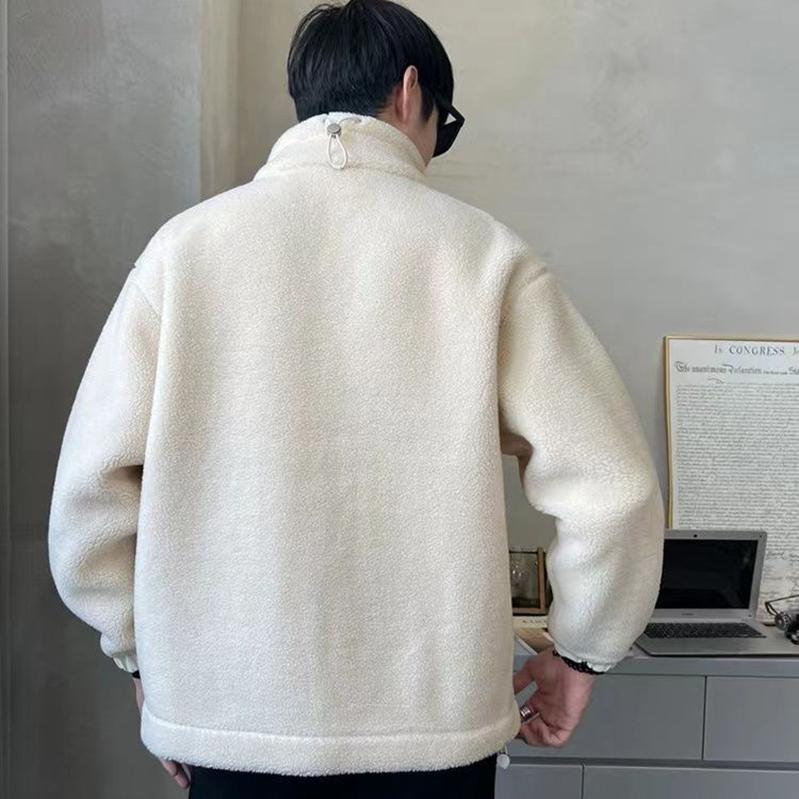 Men's Thickened Coat Winter Trendy Overcoat Loose Fitting Hooded Warm Weather Jacket