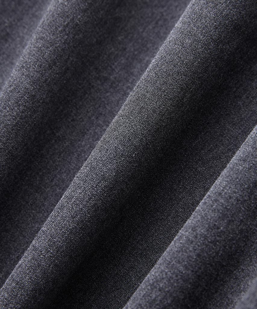 LXT Double-Pleat Wide Balloon Slacks [Charcoal]
