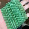 Hetian Jade 3mm Buddhist Prayer Beads Chain - Light Pale Green, No Black Spots, Cultural Plaything