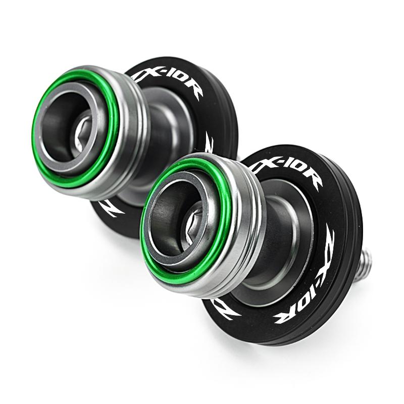 M8 til KAWASAKI Ninja ZX4R ZX4RR ZX6R ZX636 ZX10R ZX-4RR ZX-6R ZX-10R Motorcykeltilbehør Svingarmsspoler Slider Standskruer