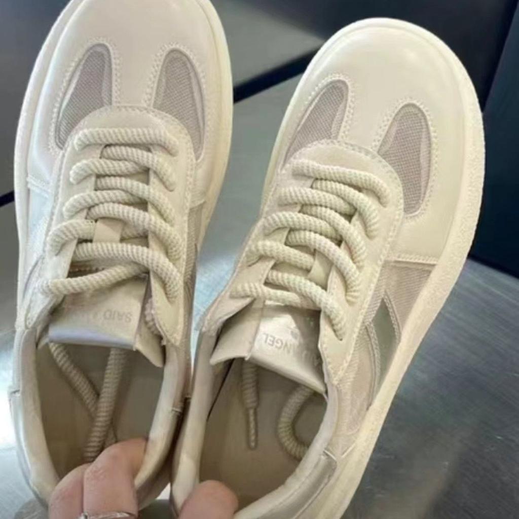 Niche Mesh Breathable High Value Versatile White Shoes Sports and Leisure Board Shoes Children