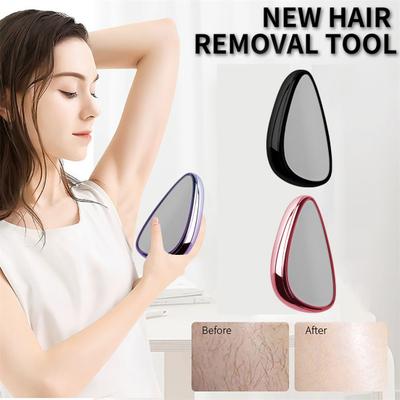 Epilatore per la rimozione dei peli, indolore, non irritante, riutilizzabile, dimensioni compatte, effetto di lunga durata, epilatore per il viso senza fili per donne, macchina per la rimozione dei peli per donne