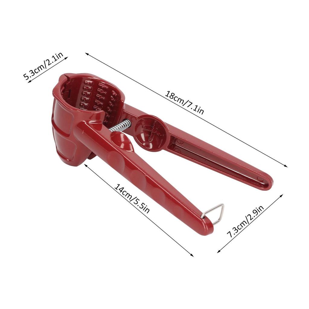 Nutcracker Tool Aluminum Multifunction Red Cup Shaped Nut Opener for Walnut Nuts Chestnut Melon Seeds