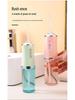 Portable Electric Tooth Cleaner with Purple Light - Waterproof, Smart Teeth Whitening & Bad Breath Remover.