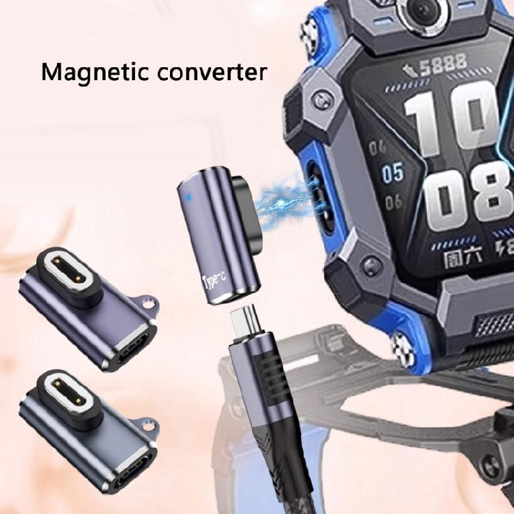 Metal Magnetic Charging Adapters Type C for imoo Z6A/Z6S/Z7/Z7A Childrens Smartwatch Converters Power Connectors