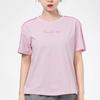 Adidas Neo Striped Sports Loose Round Neck T-Shirt Women Tops Pink GP5530
