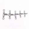 10pcs Saltwater Fishing Rolling Swivels Fishing Rig Line Connector Fishing Tackle Accessories Rotating Crossline Swivels