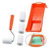 2 Inch High Density Foam Paint Roller Kit with Comfortable Grip and Use