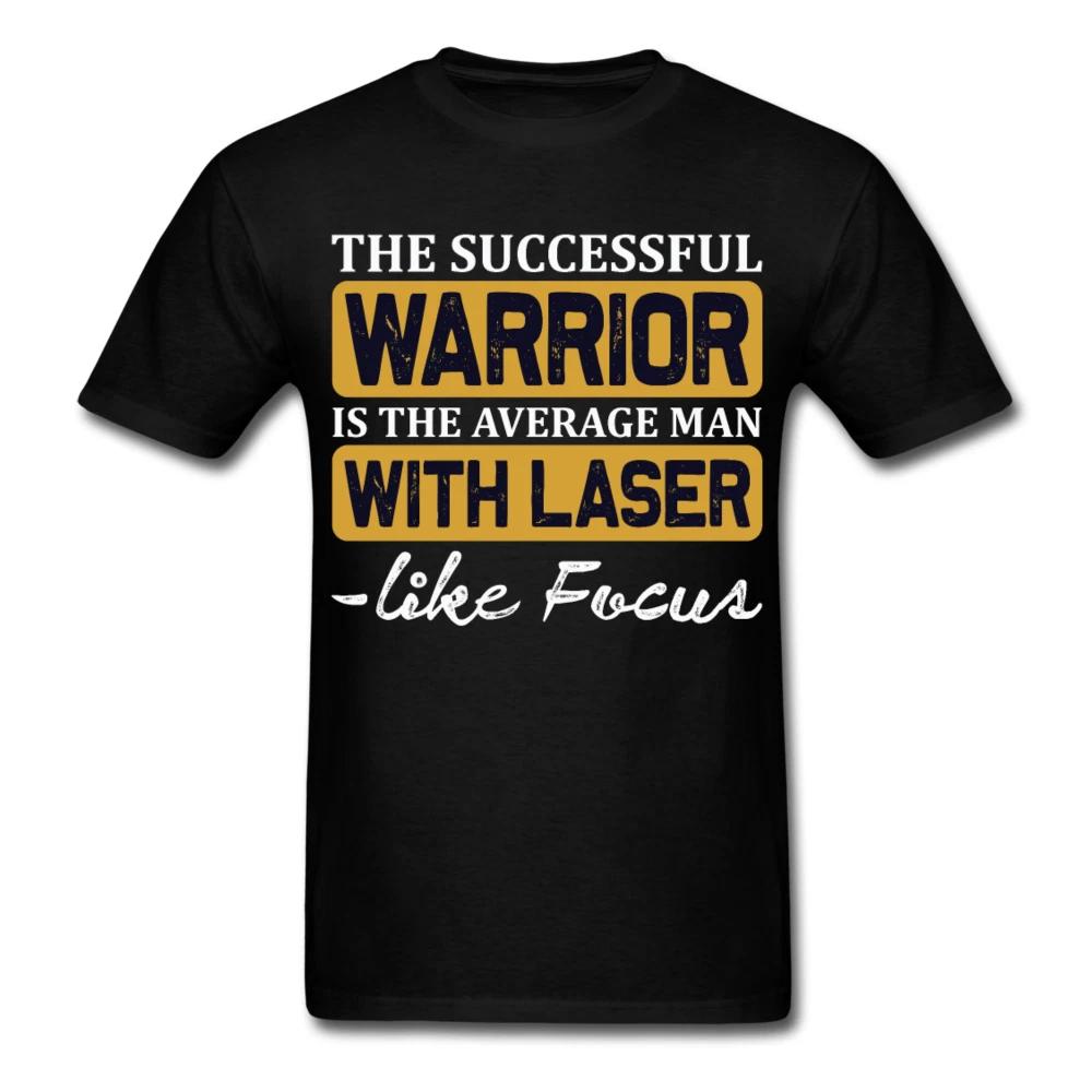 The successful warrior focus Inspirational Quote Tshirt motivational T-Shirt L