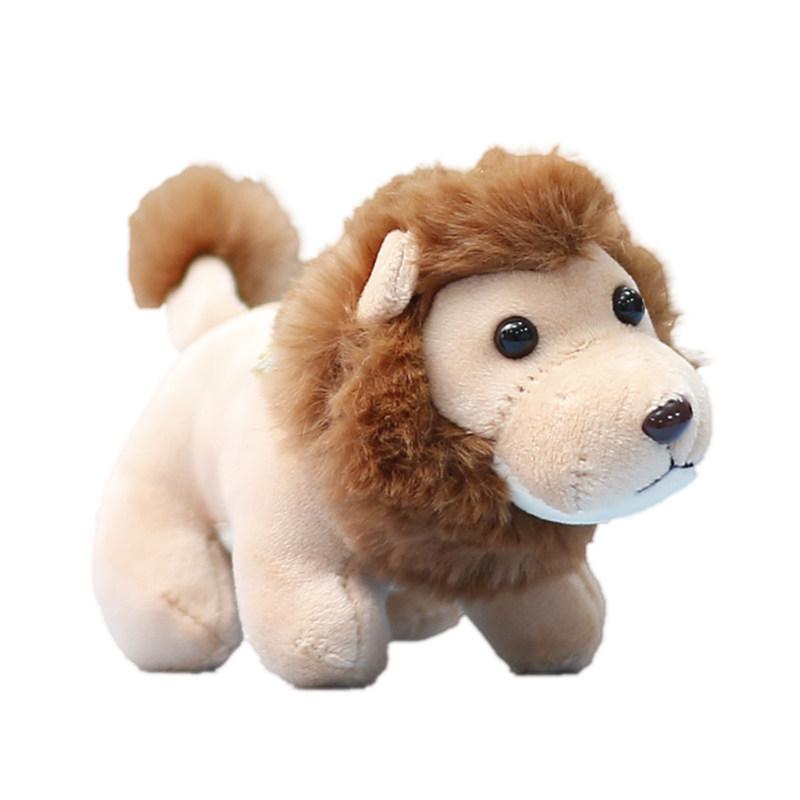 Portachiavi Leone Peluche Giocattolo Morbido Animale Carino Per Bambine Bambini Regalo