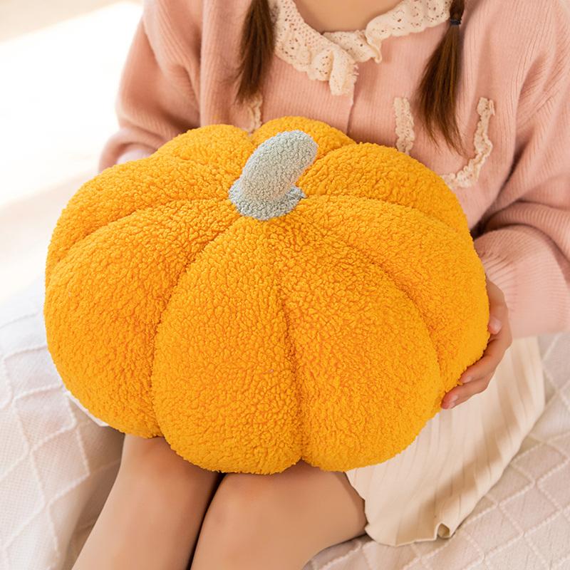 1pc 18cm-50CM Soft Pumpkin Pillow Pumpkin Plush Toy Sofa Cushion Bedroom Decoration Kids Birthday Gift Baby Soothing Pillow