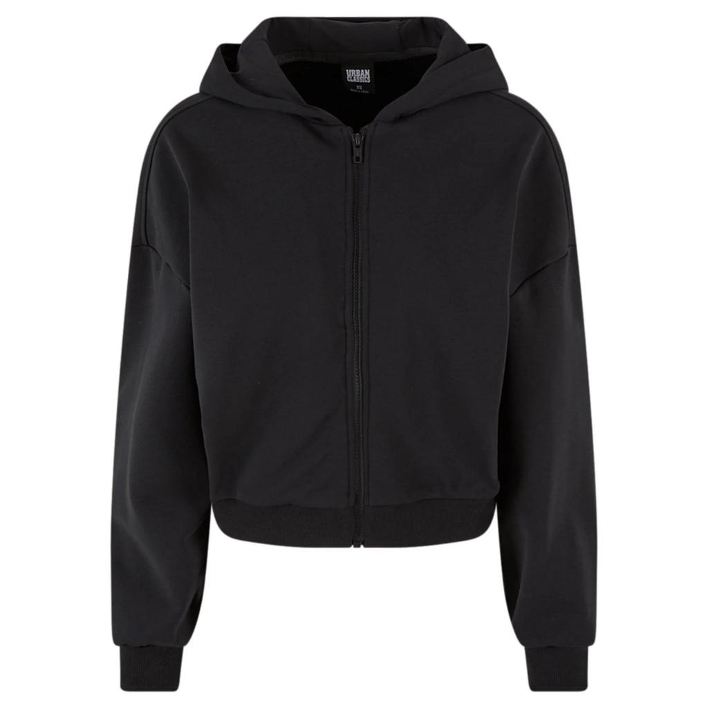 Urban Classics Womens/Ladies Cozy Zip Cropped Hoodie