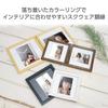 HAKUBA Wooden Photo L 2 Natural Features shatterproof PET Suitable for both portrait and landscape Frame, Square, Carre, Size, Panels, FSQCR-NTL2.