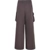 Adidas Woven Loose Wide Leg Simple Straight Sports Casual Pants Women bottoms KW0683