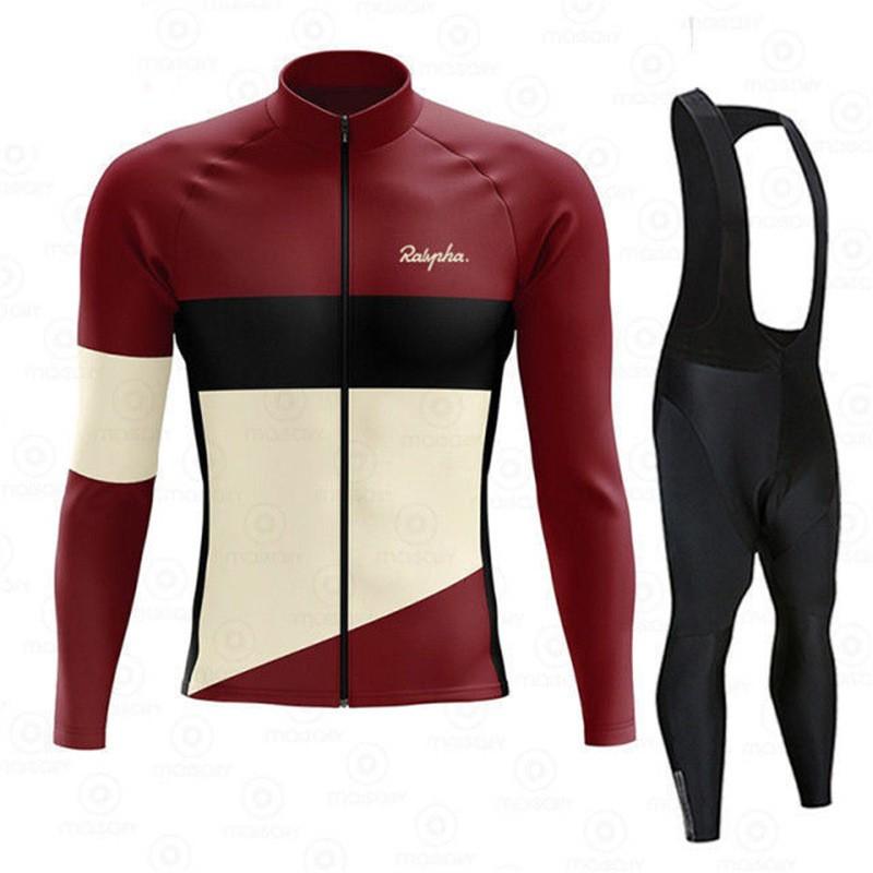Unisex Thermal Fleece Long Sleeve Cycling Jersey Windproof Mountain Road Bike Apparel Winter