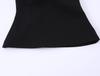 2025 Autumn Women's European & American Style Solid Color Top with Back Bow