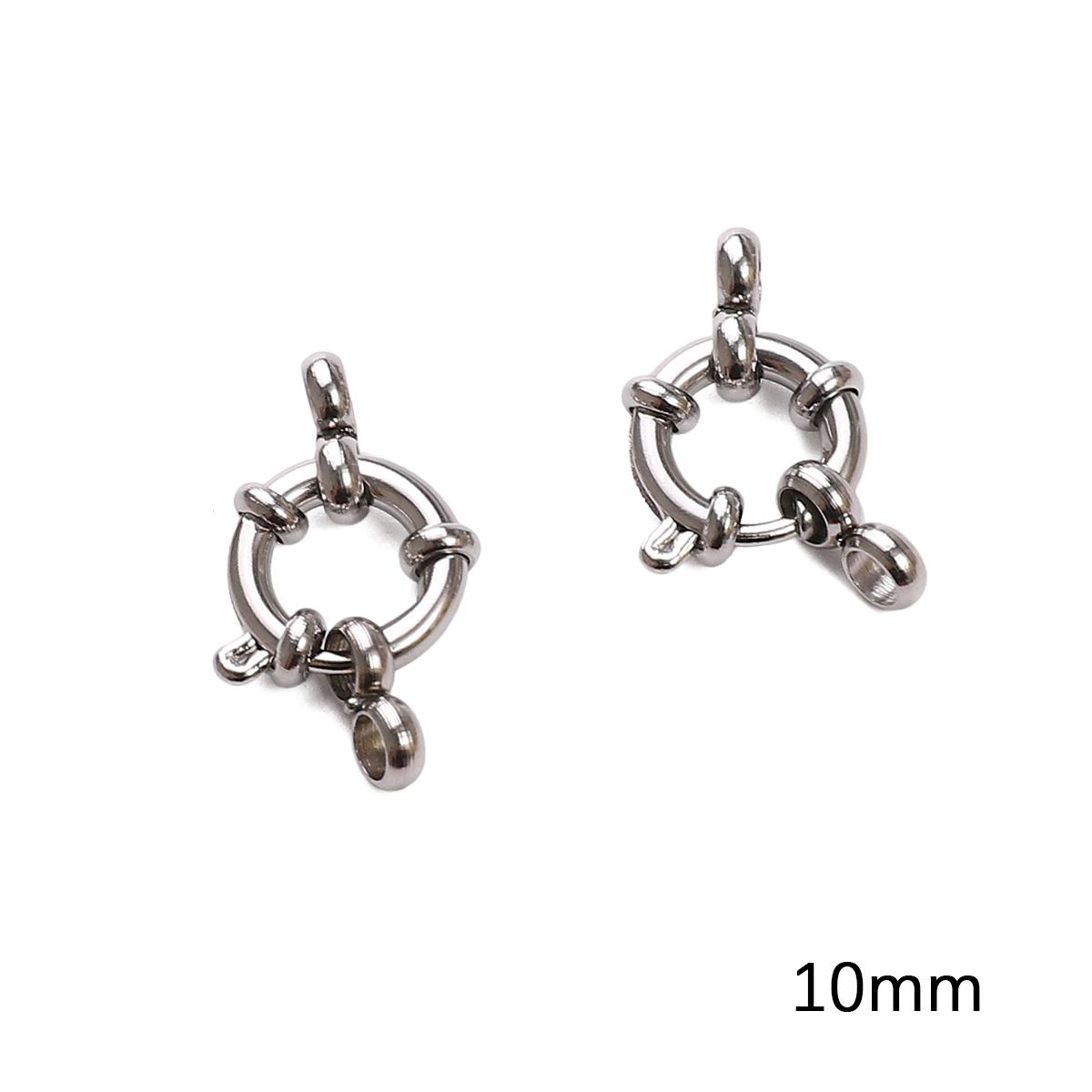 

Застежки Крючки Булавка Кольцо-лобстер для браслета Ожерелье Соединители DIY Изготовление ювелирных изделий Фурнитура Принадлежности B-10mm 1pc