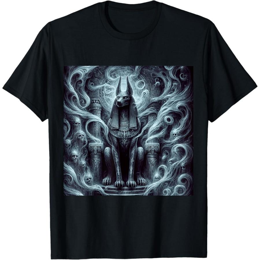 

Фэнтези Хоррор Египетская Мифология Космический Анубис Графическая Футболка XXXXXL чёрный