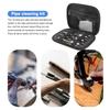 19pcs/Set Gun Barrel Cleaning Kit Pistol Handguns Rod Cleaner Brush Tools for 11/29/9mm 10/45 Caliber Rifle Shotgun Hunting Tool