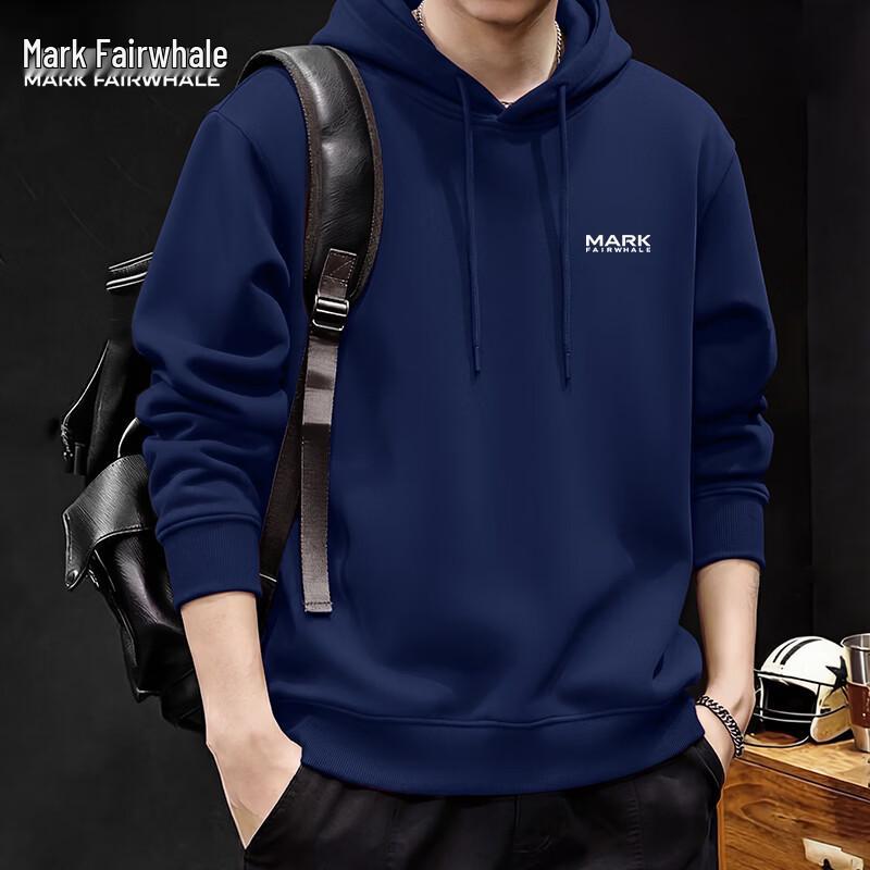 Mark Fairwhale Men's Loose Fit Hooded Sweatshirt