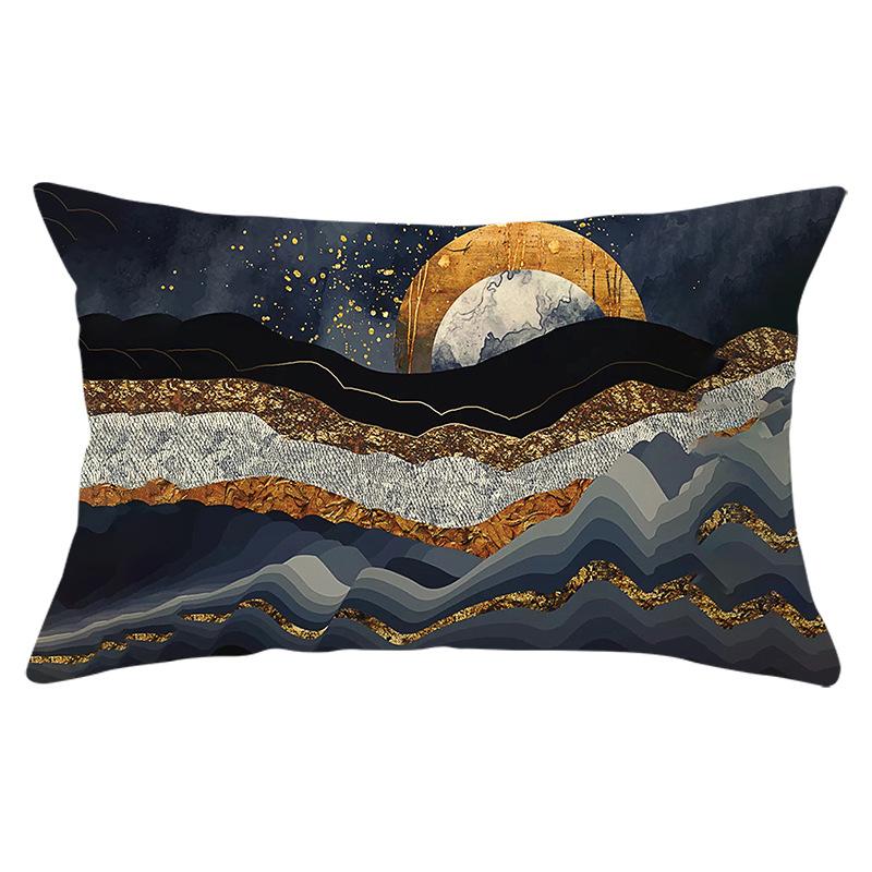 Chinese Style Lumbar  Pillowcase Decorative Sofa Cushion Case Bed Pillow Cover Home Decor Car Cushion Cover Pillow Case 30*50cm