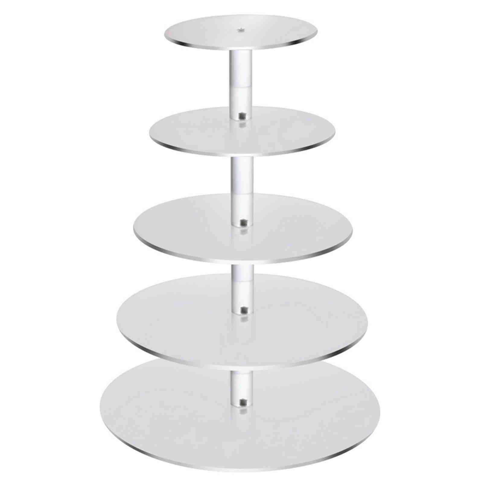 

SW 3/4/5/6-уровневая подставка для торта, прозрачный стеклянный поднос, стеллаж для украшения, инструмент 4 Layers