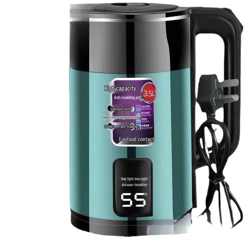 Large Capacity Electric Kettle with Auto Power-Off and Anti-Dry Burn Protection