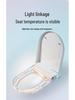Intelligent Heated Toilet Seat with Automatic Flushing and Night Light - Fits U & V-Shaped Toilets