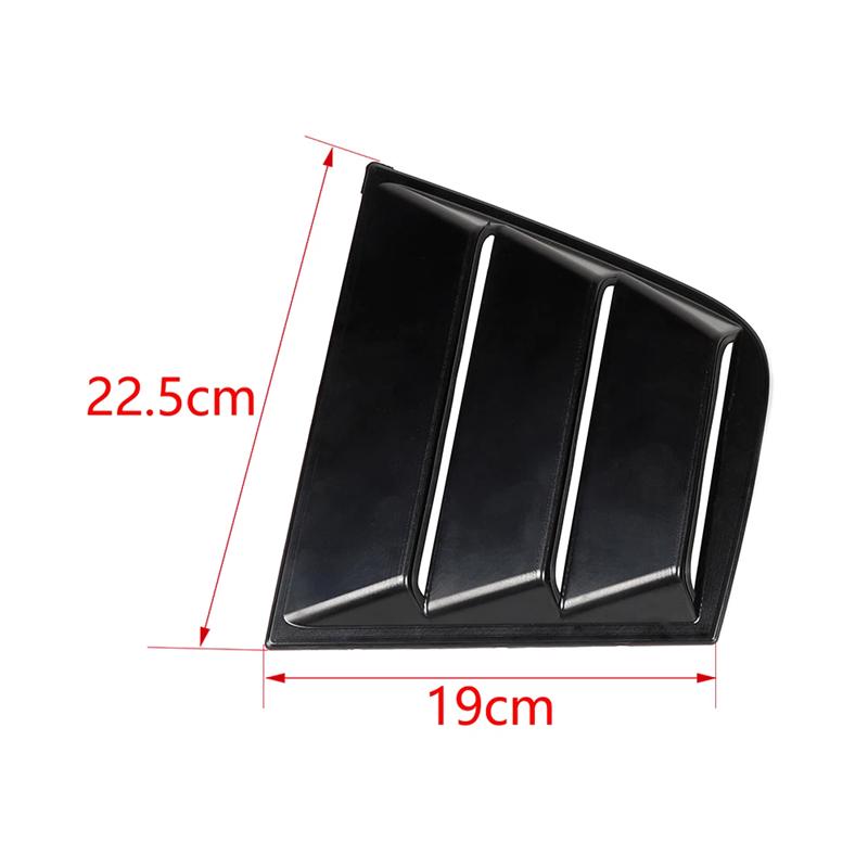 Car Rear Window Louvers Decoration for Dodge Charger 2015-2025 Shutter Scoop Blind Shade Cover Sticker Auto Exterior Accessories