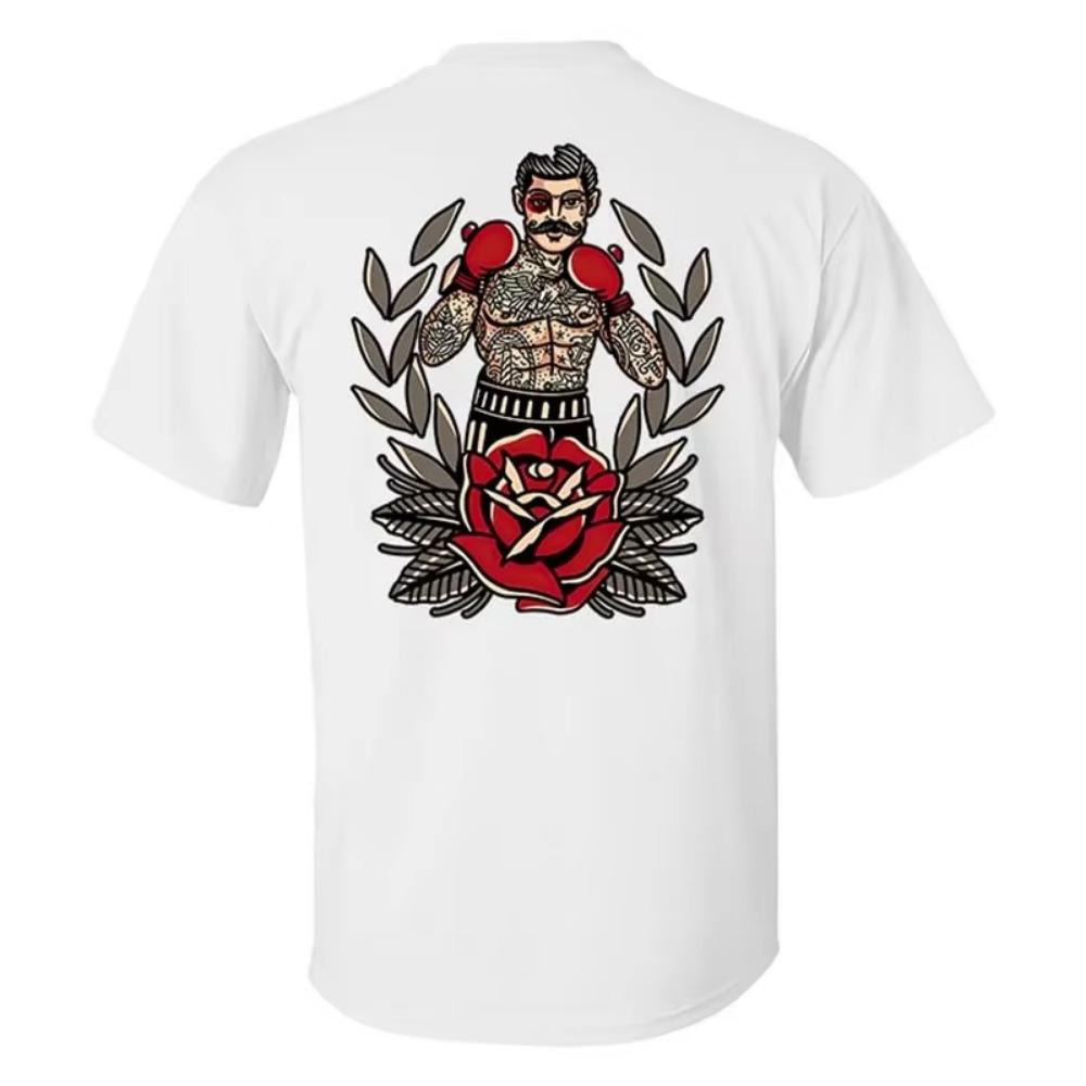 2024 Fallow Trendy Element Men's T-shirt Summer Shirt Tops Graphic Fallow Hipster Short-sleeve Tees Loose Fashion Men Clothing