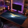 Lazio FC Theme Pattern Mouse Pad, Soccer Logo Design XXL Gaming Desk Mat Non-Slip Computer Mouse Pad