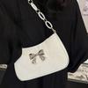 Women's Bag Underarm Bag 2025 Spring New High-end Foreign Shoulder Bag Network Popular Fashion Bow Handbag
