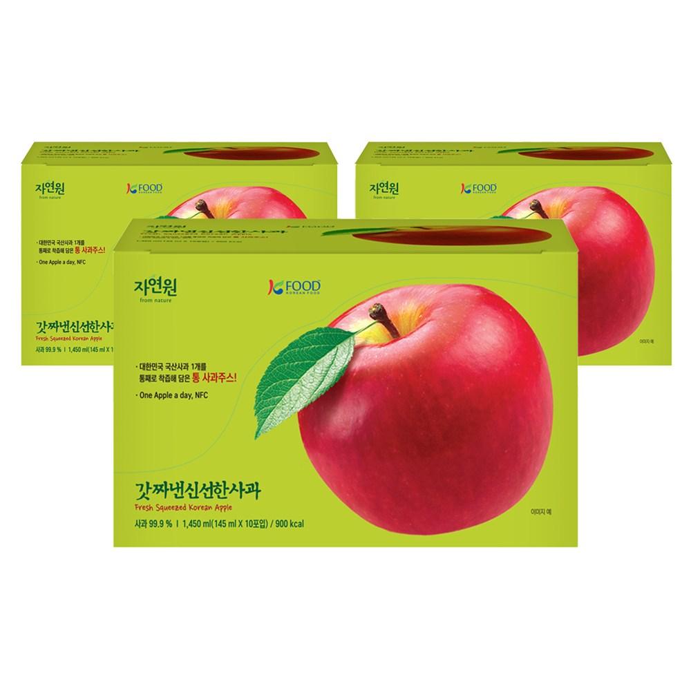 Jayeonwon Freshly Squeezed Apple Juice 145ml 30 pcs