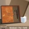 A5 Custom Thick Notebook: High-Value Student Prize & Enterprise Meeting Journal with Logo Printing.