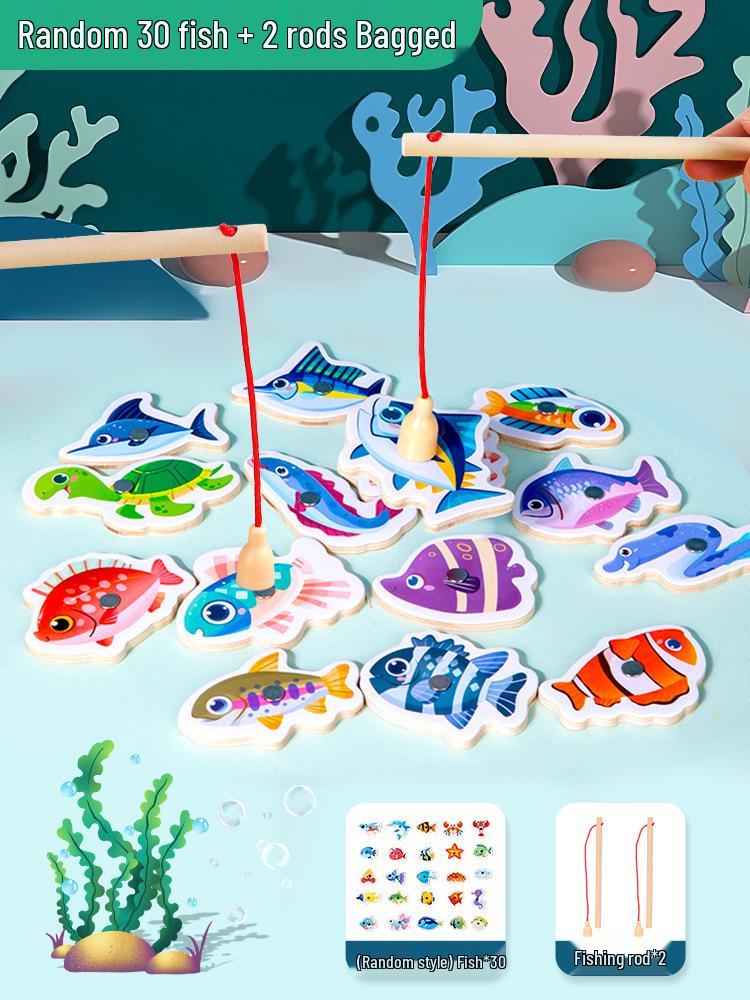 Magnetic Fishing Toy for Toddlers 1-3 Years: Fun Gift for Intellectual Development of Kids Aged 2-2.5