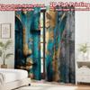 2D Flachdruck 2 Stück Vorhang Fenster Vorhänge Goldenes Buddha Porträt Digital Gedruckt Polyester Vorhänge Party Dekorationen Verwendung für