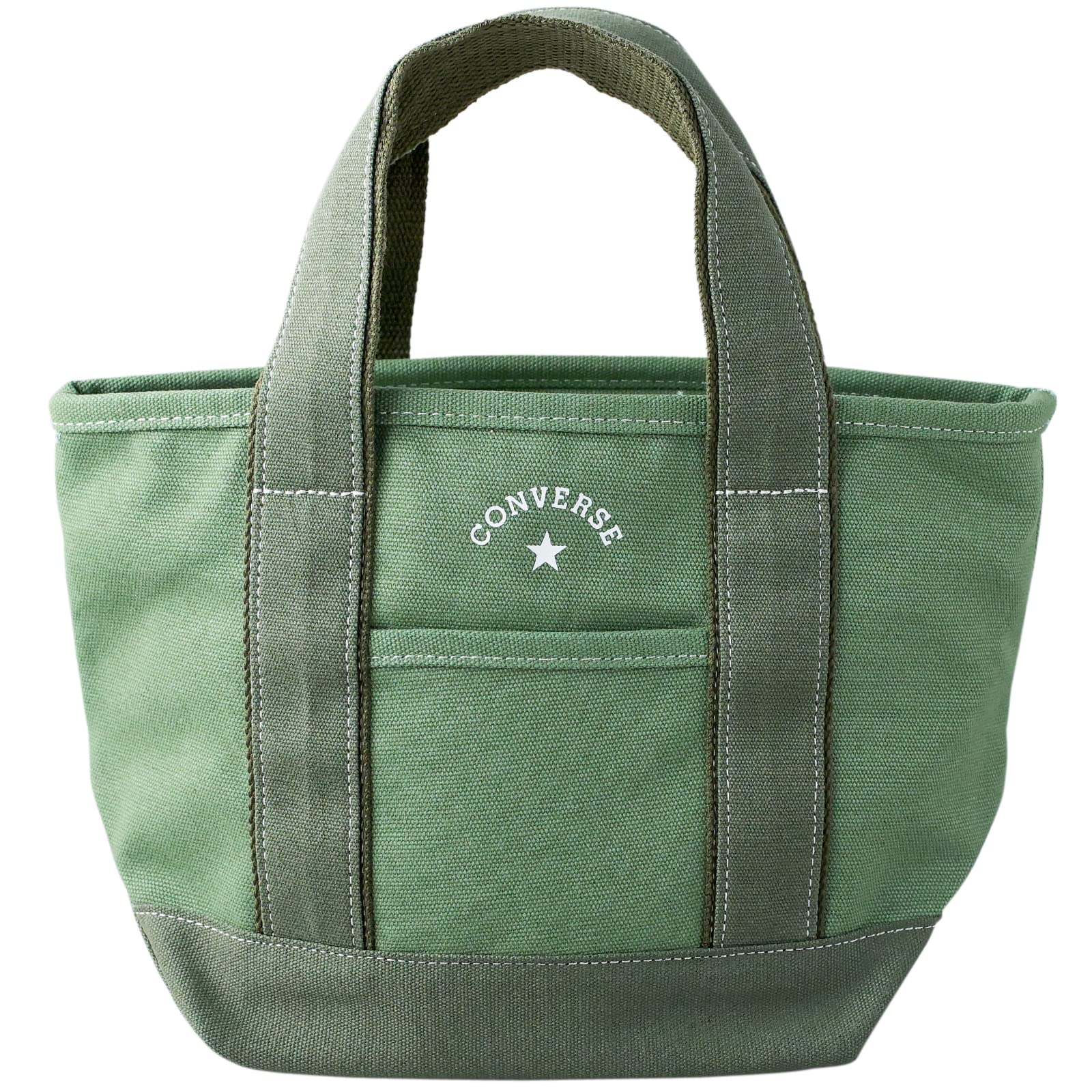 

Converse Canvas Mini Tote Bag for Men and Women, TOKYO All Star Reissue (All Moss Green, Size Small)