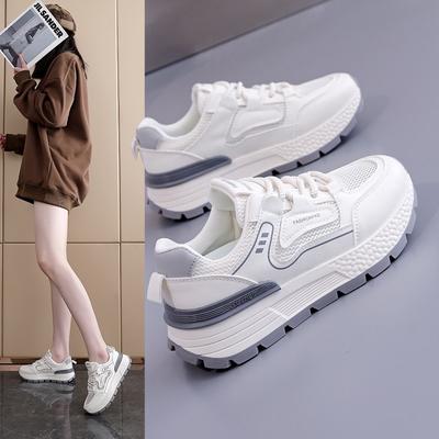 Spring Summer New Sneakers Women Outdoor Simple Running Shoes Platform Tennis Training Shoes Female Breathable Vulcanized Shoes