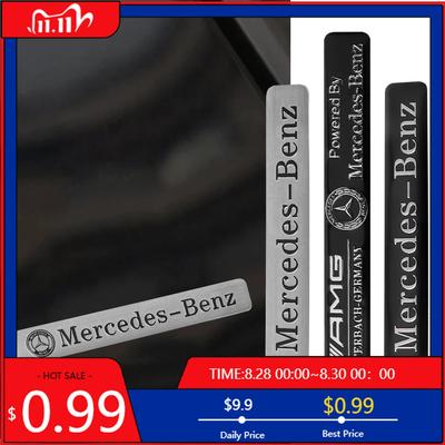 GLC GLB 1 szt. 3D Aluminiowa Naklejka Samochodowa Emblemat Odznaka Naklejka na Drzwi dla Mercedes Benz AMG Klasa A/B/C/E C200L GLC GLK W204 W213 W205 Ac