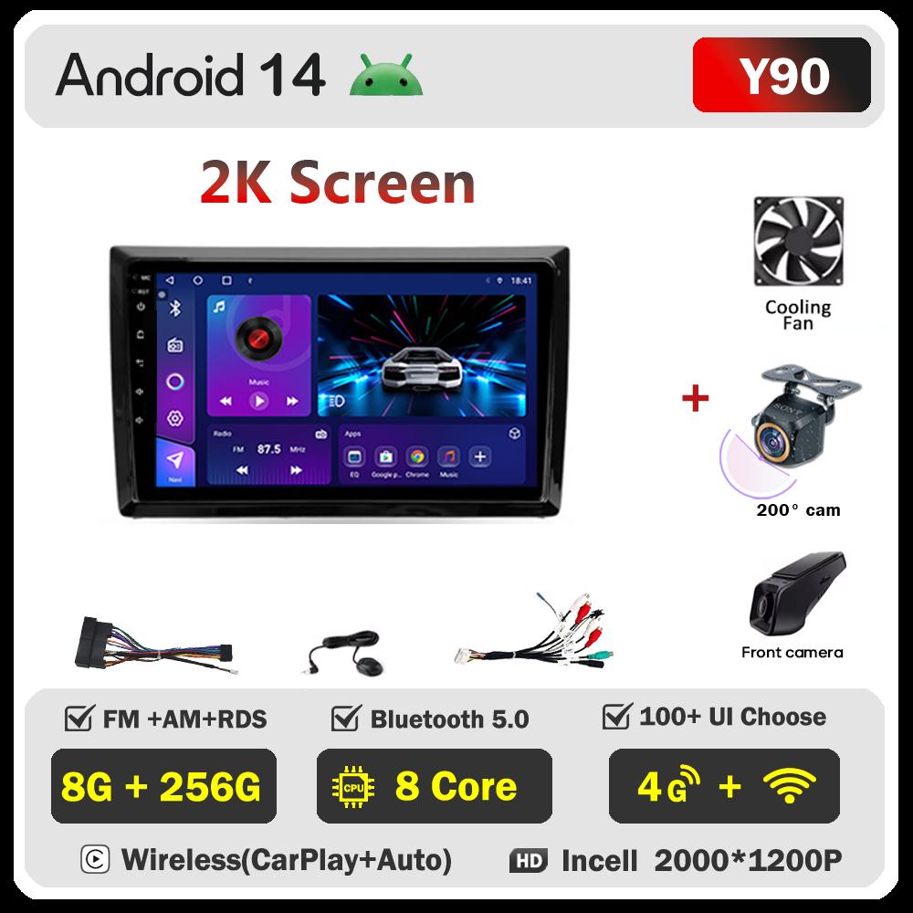 Android 14 For VW Volkswagen Beetle A5 2011 - 2019 Stereo Head Unit Mirror Link GPS Navigation Autoradio Car Intelligent Systems