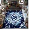 Tappeto in Flanella Stampato Tottenham Hotspur Antiscivolo Morbido Poliestere Tappeto per Pavimento Tappetino Decorativo per Interni per Camera da Letto Soggiorno Divano