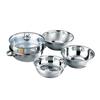WODHO Happy Family 7-Piece Stainless Steel Cookware Set