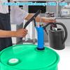 Barrel Pump 55 Gallon Drum Pump, Lever-Action Barrel Pump Plastic Hand Pump Fits 5 to 55 Gallon Drums for Transfer Motor Oil, Diesel, Lubricants,