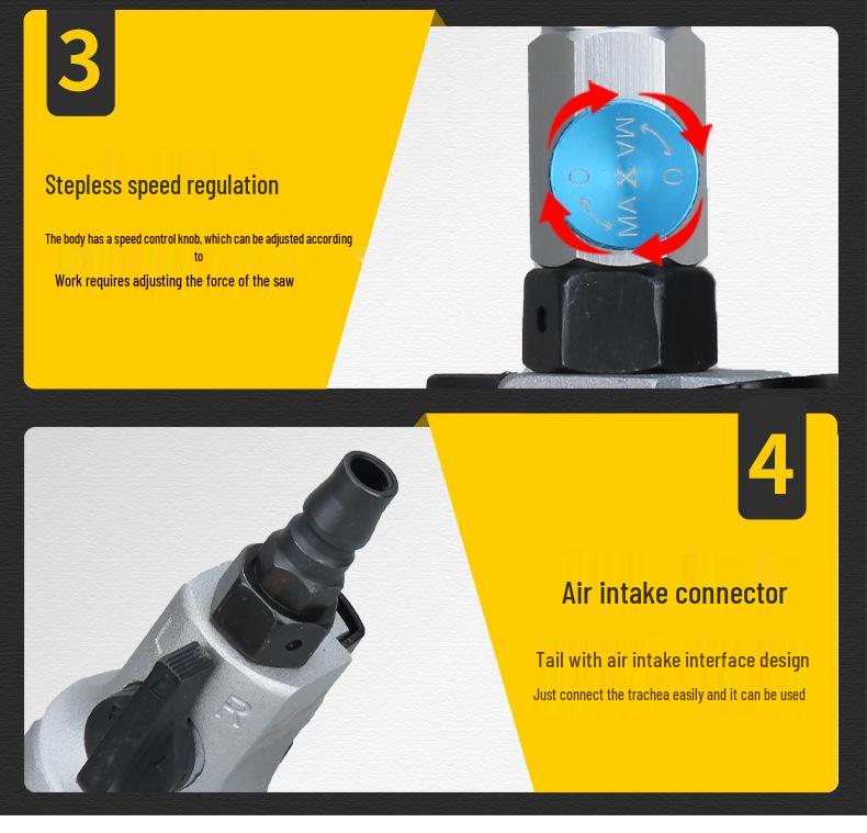 Gaobao Industrial Grade Straight Shank Pneumatic Air Screwdriver for Woodworking 10H