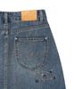Wacky Willy Women'S Denim Mini Skirt Blue